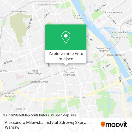 Mapa Aleksandra Milewska Instytut Zdrowej Skóry