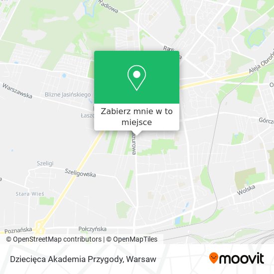 Mapa Dziecięca Akademia Przygody