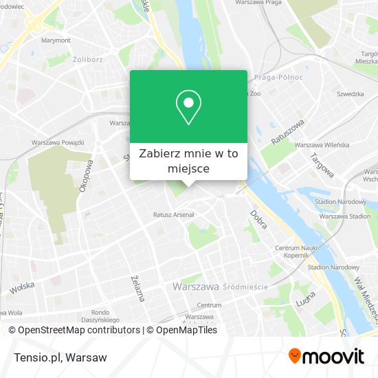 Mapa Tensio.pl