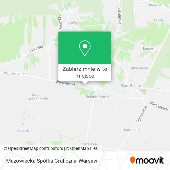 Mapa Mazowiecka Spółka Graficzna