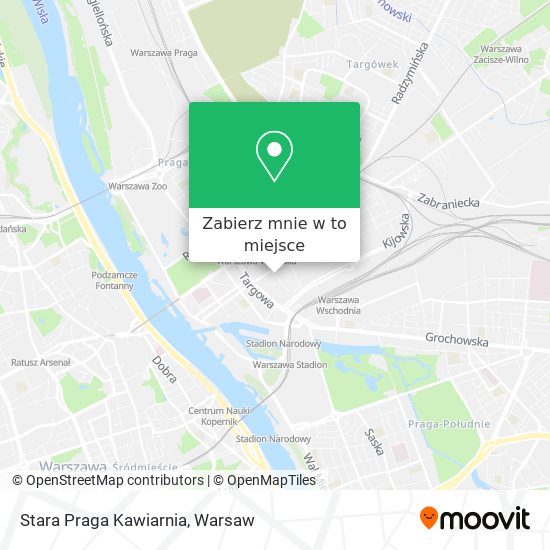 Mapa Stara Praga Kawiarnia