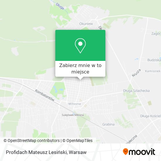 Mapa Profidach Mateusz Lesiński