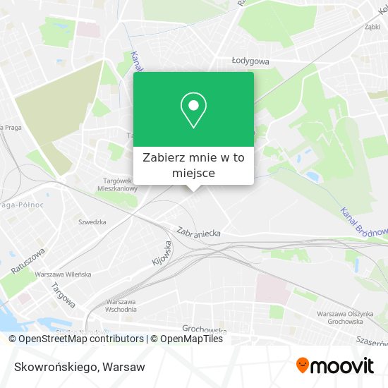 Mapa Skowrońskiego