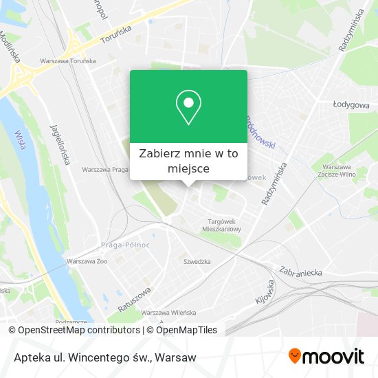 Mapa Apteka ul. Wincentego św.