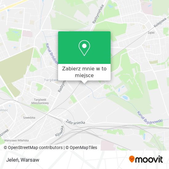 Mapa Jeleń