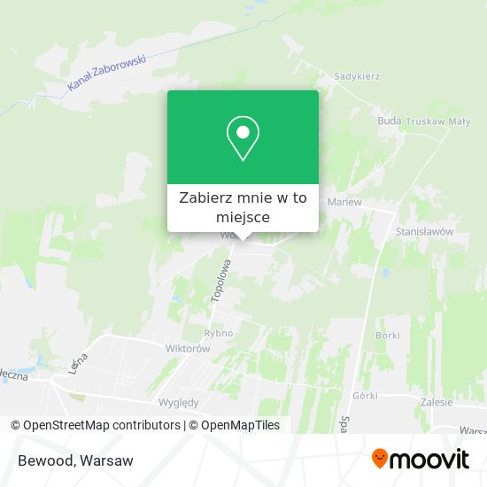 Mapa Bewood