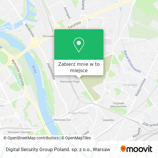 Mapa Digital Security Group Poland. sp. z o.o.