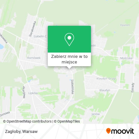 Mapa Zagłoby