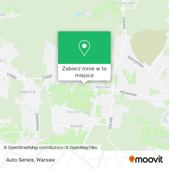 Mapa Auto Serwis