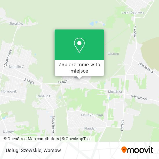 Mapa Usługi Szewskie