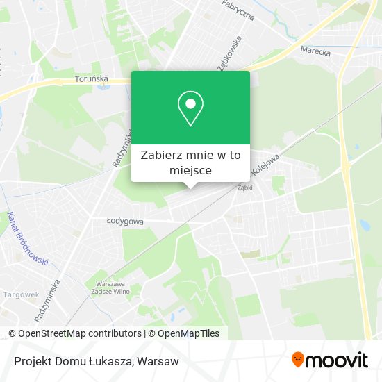 Mapa Projekt Domu Łukasza