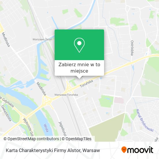 Mapa Karta Charakterystyki Firmy Alstor