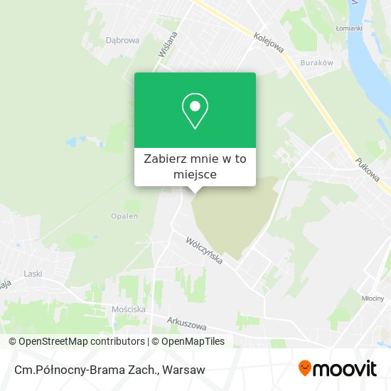 Mapa Cm.Północny-Brama Zach.