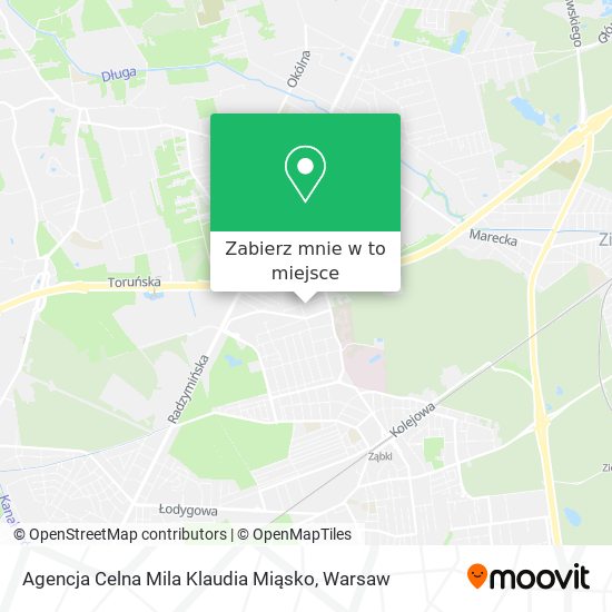 Mapa Agencja Celna Mila Klaudia Miąsko