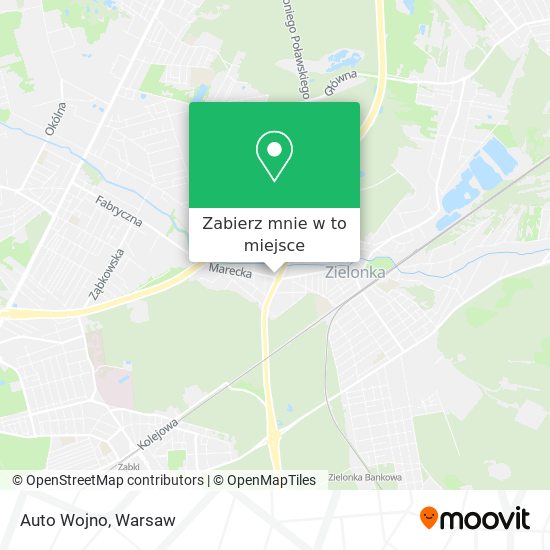 Mapa Auto Wojno