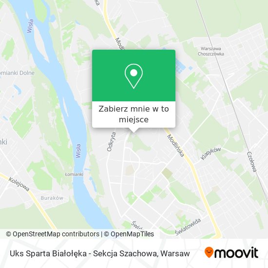 Mapa Uks Sparta Białołęka - Sekcja Szachowa