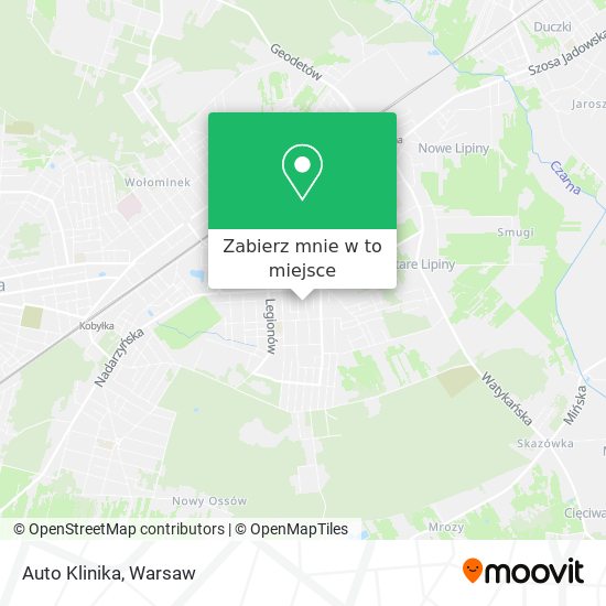 Mapa Auto Klinika