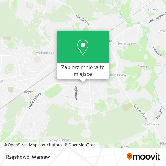 Mapa Rzęskowo