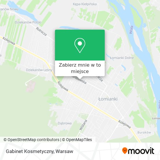 Mapa Gabinet Kosmetyczny