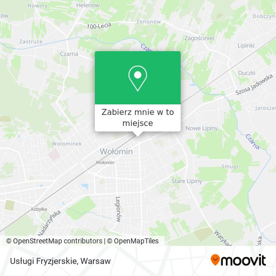 Mapa Usługi Fryzjerskie