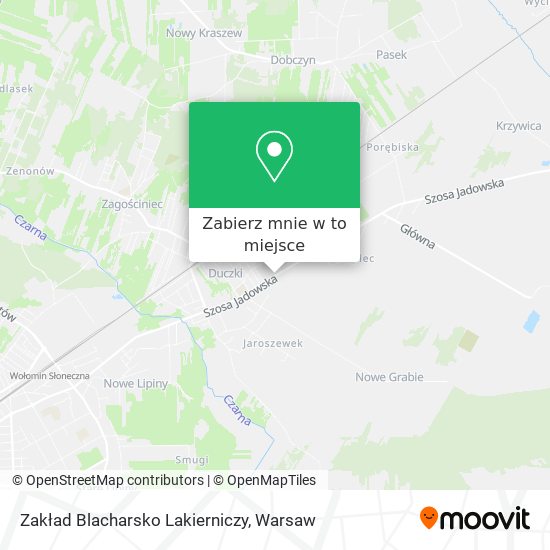 Mapa Zakład Blacharsko Lakierniczy