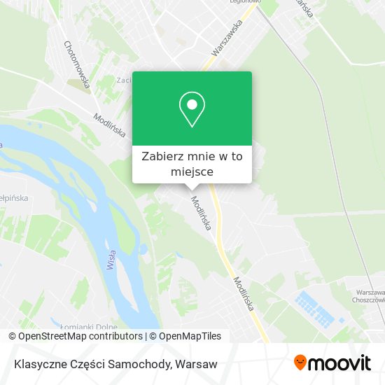 Mapa Klasyczne Części Samochody