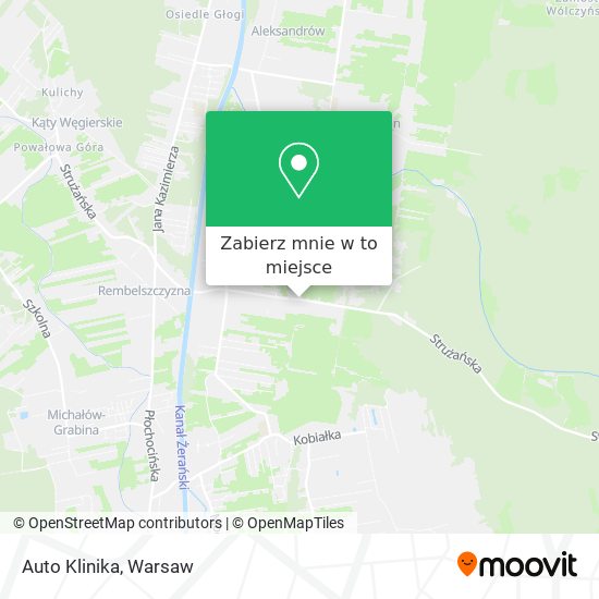 Mapa Auto Klinika