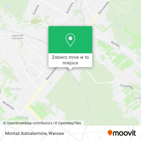 Mapa Montaż Autoalarmów