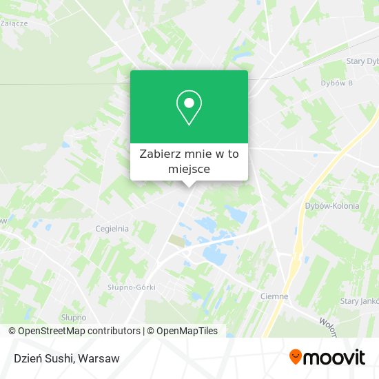 Mapa Dzień Sushi