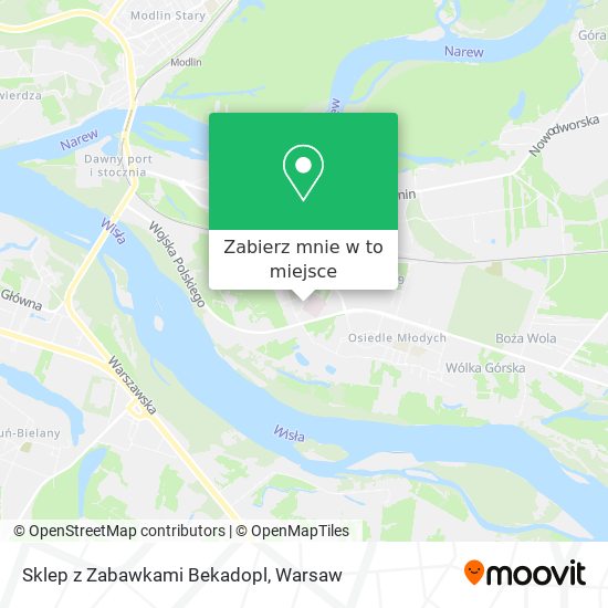 Mapa Sklep z Zabawkami Bekadopl