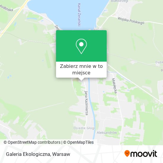 Mapa Galeria Ekologiczna