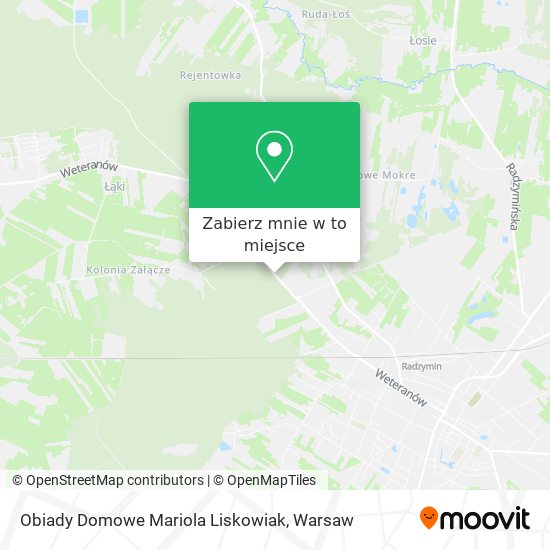 Mapa Obiady Domowe Mariola Liskowiak