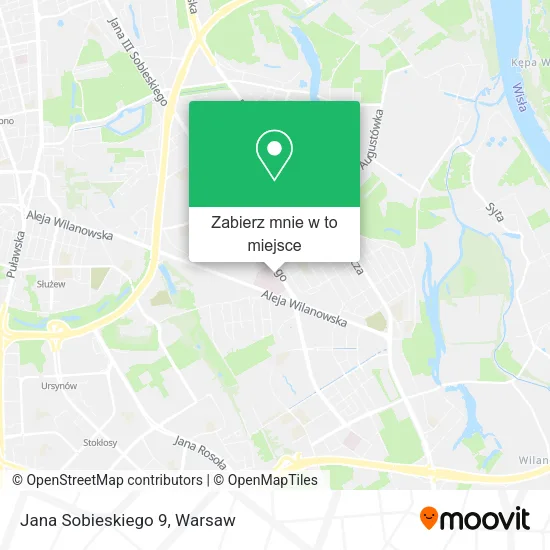 Mapa Jana Sobieskiego 9