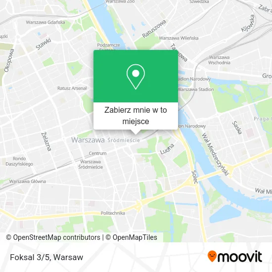 Mapa Foksal 3/5