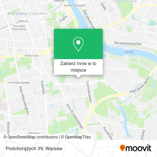 Mapa Podchorążych 39