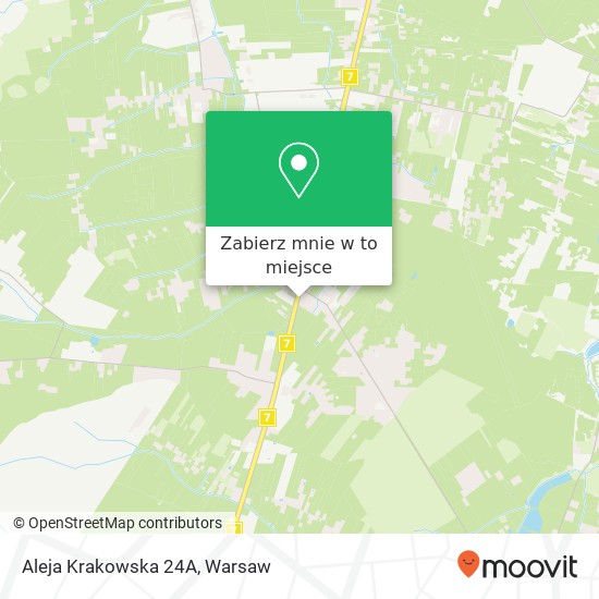 Mapa Aleja Krakowska 24A