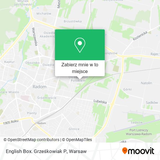 Mapa English Box. Grześkowiak P.