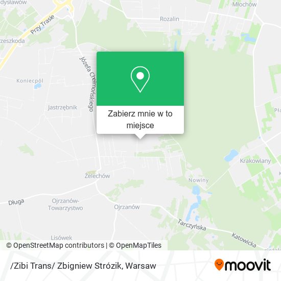 Mapa /Zibi Trans/ Zbigniew Strózik