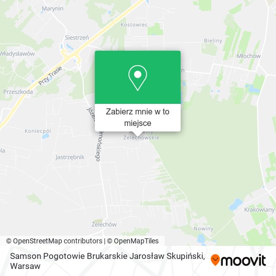 Mapa Samson Pogotowie Brukarskie Jarosław Skupiński