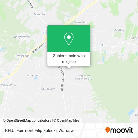 Mapa F.H.U. Fairmont Filip Falecki