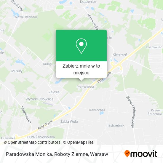 Mapa Paradowska Monika. Roboty Ziemne