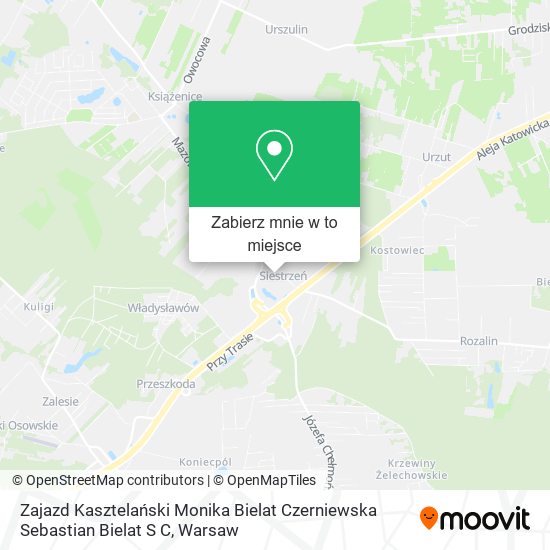 Mapa Zajazd Kasztelański Monika Bielat Czerniewska Sebastian Bielat S C