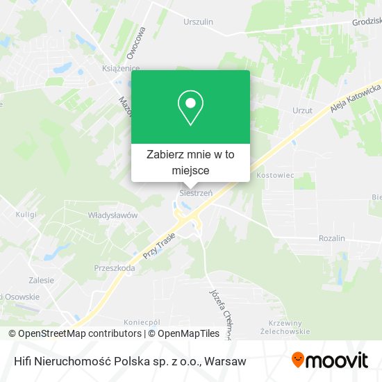 Mapa Hifi Nieruchomość Polska sp. z o.o.