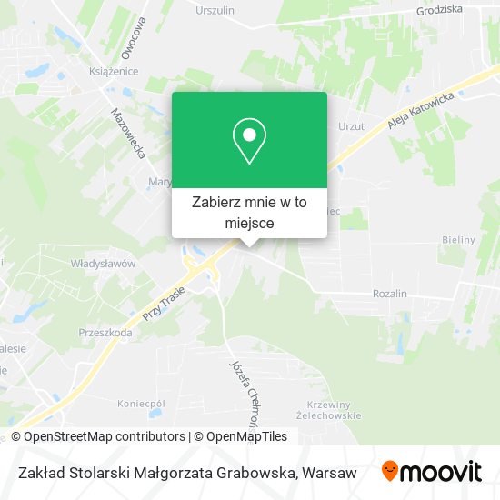 Mapa Zakład Stolarski Małgorzata Grabowska