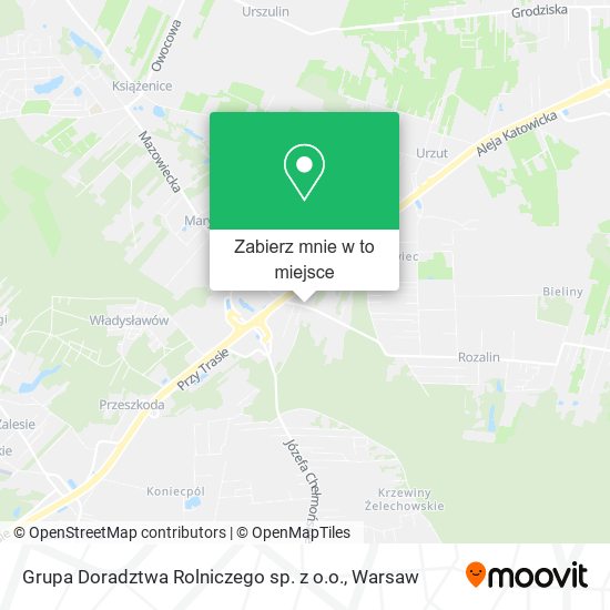 Mapa Grupa Doradztwa Rolniczego sp. z o.o.