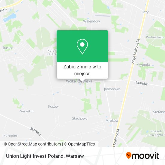 Mapa Union Light Invest Poland