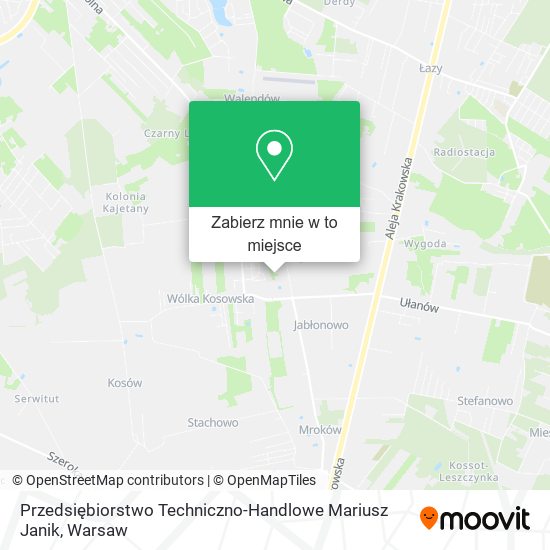 Mapa Przedsiębiorstwo Techniczno-Handlowe Mariusz Janik