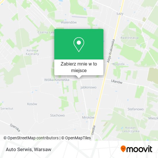 Mapa Auto Serwis