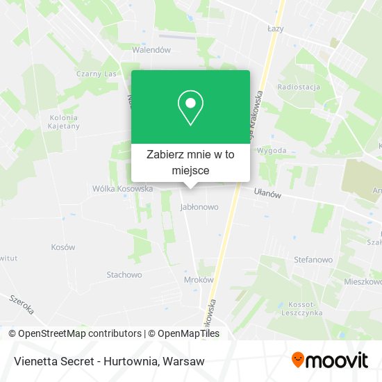 Mapa Vienetta Secret - Hurtownia