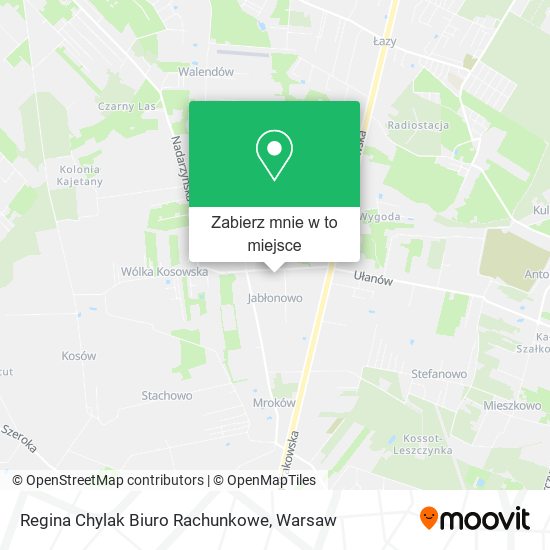 Mapa Regina Chylak Biuro Rachunkowe